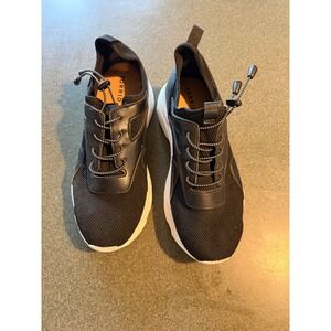 Torrid Womens Black Bungee Detail Chunky Platform Sneakers Wide Width 10